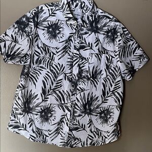 Goodfellow & Co Monochrome Floral Men's Shirt